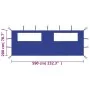 Pared lateral de cenador con ventanas azul 6x2 m by vidaXL, Accessories for pavilions and gazebos - Ref: Foro24-3070414, Pric...