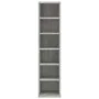 Betongraues CD-Regal aus Sperrholz, 21 x 20 x 88 cm von vidaXL, CD- und DVD-Speicher - Ref: Foro24-800355, Preis: 28,57 €, Ra...