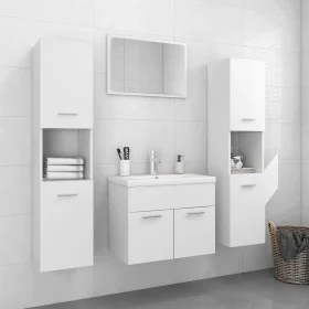 Juego de muebles de baño madera de ingeniería blanco de vidaXL, Muebles de baño - Ref: Foro24-3071225, Precio: 271,25 €, Desc...