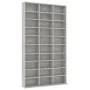Armario para CDs madera contrachapada gris 102x16x177,5 cm de vidaXL, Almacenamiento para CD y DVD - Ref: Foro24-801782, Prec...