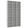 Gray plywood CD cabinet 102x16x177.5 cm by vidaXL, CD and DVD storage - Ref: Foro24-801782, Price: 122,09 €, Discount: %