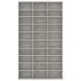 Armario para CDs madera contrachapada gris 102x16x177,5 cm de vidaXL, Almacenamiento para CD y DVD - Ref: Foro24-801782, Prec...