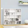 Armario para CDs madera contrachapada blanco 102x23x89,5 cm de vidaXL, Almacenamiento para CD y DVD - Ref: Foro24-801787, Pre...