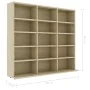 CD-Regal aus Eichensperrholz, 102 x 23 x 89,5 cm von vidaXL, CD- und DVD-Speicher - Ref: Foro24-801790, Preis: 67,34 €, Rabat...