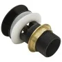Push drain with overflow function gray 6.4x6.4x9.1cm by vidaXL, Faucets - Ref: Foro24-149058, Price: 13,35 €, Discount: %