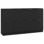 Aparadores 2 uds madera contrachapada negro 60x30x70 cm de vidaXL, Aparadores - Ref: Foro24-3115805, Precio: 123,57 €, Descue...