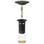 Push drain overflow function black 6.4x6.4x9.1 cm by vidaXL, Faucets - Ref: Foro24-149056, Price: 12,12 €, Discount: %
