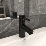 Grifo para lavabo de baño acabado negro 130x176 mm de vidaXL, Grifos - Ref: Foro24-149066, Precio: 37,40 €, Descuento: %