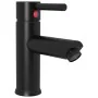 Grifo para lavabo de baño acabado negro 130x176 mm de vidaXL, Grifos - Ref: Foro24-149066, Precio: 37,40 €, Descuento: %