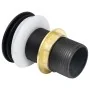 Desagüe empuje sin función desbordamiento negro 6,4x6,4x9,1 cm de vidaXL, Grifos - Ref: Foro24-149061, Precio: 15,54 €, Descu...