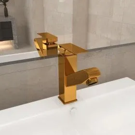 Grifo de lavabo de baño con función extraíble negro 157x172 mm de vidaXL, Grifos - Ref: Foro24-149077, Precio: 40,27 €, Descu...