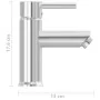 Grifo para lavabo de baño acabado cromado 130x176 mm de vidaXL, Grifos - Ref: Foro24-149065, Precio: 34,21 €, Descuento: %
