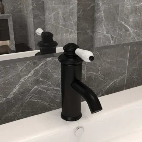 Black bathroom sink faucet 130x180 mm by vidaXL, Faucets - Ref: Foro24-149071, Price: 32,44 €, Discount: %