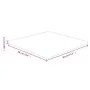 Tablero de mesa cuadrada madera de roble sin tratar 60x60x2,5cm de vidaXL, Tableros para mesas - Ref: Foro24-342930, Precio: ...