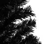 Árbol de Navidad preiluminado con luces y bolas negro 240 cm de vidaXL, Arboles de navidad - Ref: Foro24-3077678, Precio: 126...