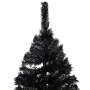 Árbol de Navidad preiluminado con luces y bolas negro 240 cm de vidaXL, Arboles de navidad - Ref: Foro24-3077678, Precio: 126...