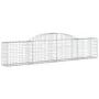 Cestas de gaviones 15 uds forma de arco hierro 300x30x60/80 cm de vidaXL, Maceteros y jardineras - Ref: Foro24-3146497, Preci...