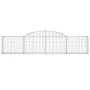 Cestas de gaviones 15 uds forma de arco hierro 300x30x60/80 cm de vidaXL, Maceteros y jardineras - Ref: Foro24-3146497, Preci...