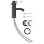 Grifo para lavabo de baño gris 130x180 mm de vidaXL, Grifos - Ref: Foro24-149073, Precio: 30,08 €, Descuento: %