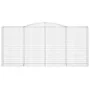 Cestas de gaviones 4 uds forma de arco hierro 400x50x180/200 cm de vidaXL, Maceteros y jardineras - Ref: Foro24-3147050, Prec...
