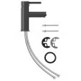 Grifo para lavabo de baño acabado gris 130x176 mm de vidaXL, Grifos - Ref: Foro24-149068, Precio: 28,70 €, Descuento: %