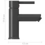 Grifo para lavabo de baño acabado gris 130x176 mm de vidaXL, Grifos - Ref: Foro24-149068, Precio: 28,70 €, Descuento: %
