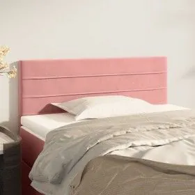 Pink velvet headboard 80x5x78/88 cm by vidaXL, Headboards and footboards - Ref: Foro24-346115, Price: 29,56 €, Discount: %
