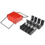 Briquetadora de papel acero negro y rojo 38x31x18 cm de vidaXL, Herramientas para chimeneas - Ref: Foro24-142922, Precio: 81,...