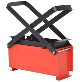 Briquetadora de papel acero negro y rojo 34x14x14 cm de vidaXL, Herramientas para chimeneas - Ref: Foro24-142921, Precio: 30,...