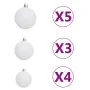 Guirnalda de Navidad con LEDs y juego de bolas PVC verde 10 m de vidaXL, Luces de Navidad - Ref: Foro24-3077920, Precio: 73,8...
