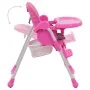 Rosa und grauer Babyhochstuhl von vidaXL, Stühle und Hochstühle für Kinder - Ref: Foro24-10186, Preis: 105,57 €, Rabatt: %