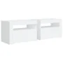 Nightstands with LED 2 units white 60x35x40 cm by vidaXL, Nightstands - Ref: Foro24-3080734, Price: 126,19 €, Discount: %