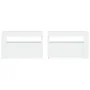 Nightstands with LED 2 units white 60x35x40 cm by vidaXL, Nightstands - Ref: Foro24-3080734, Price: 126,19 €, Discount: %