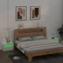 Nightstands with LED 2 units white 60x35x40 cm by vidaXL, Nightstands - Ref: Foro24-3080734, Price: 126,19 €, Discount: %
