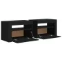 Mesitas de noche con luces LED 2 uds negro 60x35x40 cm de vidaXL, Mesitas de noche - Ref: Foro24-3080735, Precio: 130,00 €, D...
