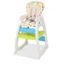 Trona convertible 3 en 1 con mesa azul y verde de vidaXL, Sillas y tronas para niños - Ref: Foro24-10142, Precio: 166,73 €, D...