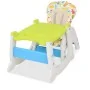 Trona convertible 3 en 1 con mesa azul y verde de vidaXL, Sillas y tronas para niños - Ref: Foro24-10142, Precio: 166,73 €, D...
