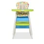 Trona convertible 3 en 1 con mesa azul y verde de vidaXL, Sillas y tronas para niños - Ref: Foro24-10142, Precio: 166,73 €, D...