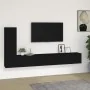 Set de muebles para TV 3 piezas madera contrachapada negro de vidaXL, Muebles TV - Ref: Foro24-3114319, Precio: 150,60 €, Des...