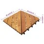 Baldosas de porche de madera de acacia 20 pzas marrón 30x30 cm de vidaXL, Suelos y moquetas - Ref: Foro24-3114666, Precio: 82...