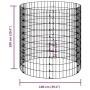 Galvanized steel garden composter Ø100x100 cm by vidaXL, Composters - Ref: Foro24-3115944, Price: 74,72 €, Discount: %