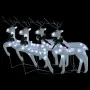 Renos de Navidad 4 unidades 80 LED blanco de vidaXL, Luces de Navidad - Ref: Foro24-3154270, Precio: 75,58 €, Descuento: %