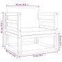 Set de muebles de jardín 8 pzas madera maciza con cojines verde de vidaXL, Conjuntos de jardín - Ref: Foro24-3155321, Precio:...