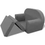 VidaXL Sillón Flip-Out para niños gris de vidaXL, Sillas y tronas para niños - Ref: Foro24-243257, Precio: 98,24 €, Descuento: %