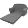 VidaXL Sillón Flip-Out para niños gris de vidaXL, Sillas y tronas para niños - Ref: Foro24-243257, Precio: 98,24 €, Descuento: %