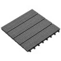 Baldosas de WPC 30x30 cm 11 unidades 1 m² gris de vidaXL, Suelos y moquetas - Ref: Foro24-40826, Precio: 57,05 €, Descuento: %