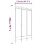 Divider screen with 3 white fabric panels 120x200 cm by vidaXL, Room dividers - Ref: Foro24-350146, Price: 37,00 €, Discount: %