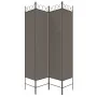 Biombo divisor de 4 paneles de tela gris antracita 160x200 cm de vidaXL, Divisores de ambientes - Ref: Foro24-350152, Precio:...