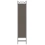 Biombo divisor de 4 paneles de tela gris antracita 160x200 cm de vidaXL, Divisores de ambientes - Ref: Foro24-350152, Precio:...