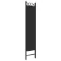 Biombo divisor de 4 paneles de tela negro 160x200 cm de vidaXL, Divisores de ambientes - Ref: Foro24-350153, Precio: 43,11 €,...